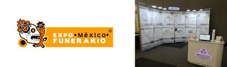 Stand de neoMemorial en EXPO MÉXICO FUNERARIO 2019, Guadalajara, México