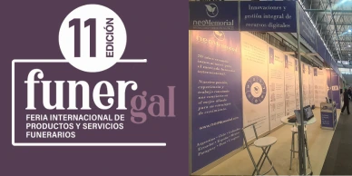 Stand de neoMemorial en FUNERGAL 2022, Ourense, España
