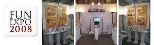 Stand de neoMemorial en FUNEXPO 2008, Buenos Aires, Argentina
