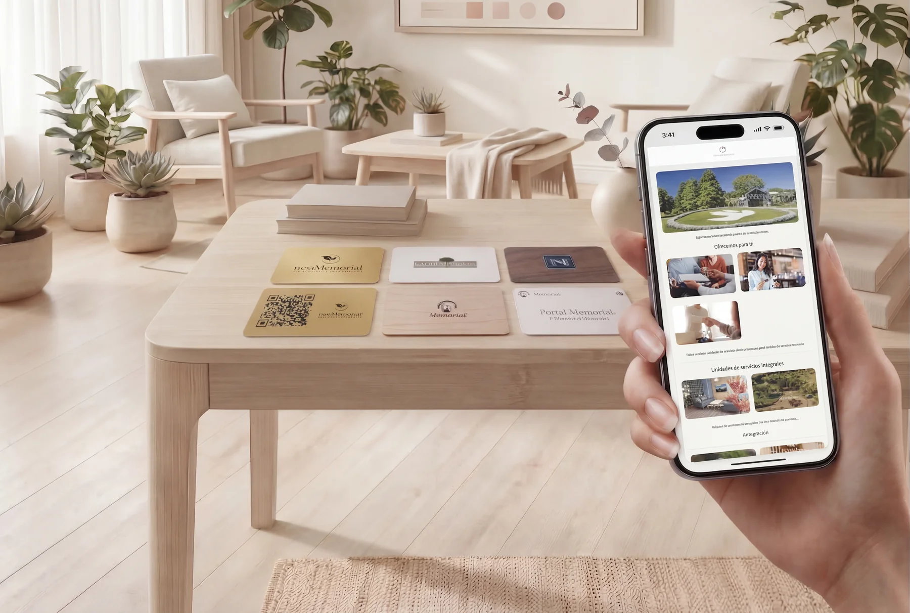 Tarjetas QR y NFC